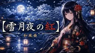 【雪月夜の紅】 #和風bgm  #アニメ #Gemini3 #ai #pixverse