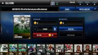 madden mobile snipe