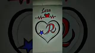 Name letter arts 🥰❤️#nameartvideo #love #art #artdrawing #drawing #youtubeshorts #viralvideo #work