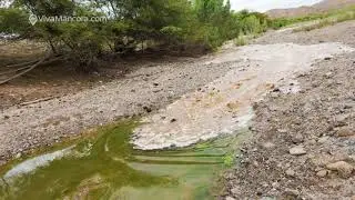 Cuando la Quebrada Fernández se activa con las lluvias en Cerros de Amotape