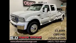 2007 FORD F550 SUPER DUTY CREW CAB CLASSY CHASSIS CONVERSION