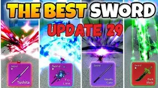 Top 10 BEST Swords in Blox Fruits Update 29 (Control Rework!) ⚔️🔥