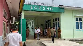 Kunjungan staf khusus presiden bidang kesehatan di PKM Borong-Manggarai Timur- NTT| #dinkes 