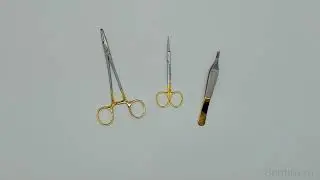Видеообзор на набор хирургический с Иглодержателем Майо Гегар Mayo Hegar TC Gold