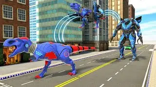 Super Dino Robot Transforming: Jet Robot Shooting Game 2021 - Android Gameplay