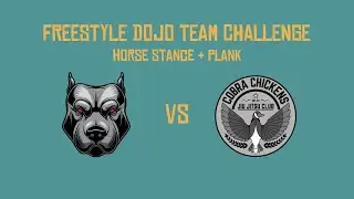 FREESTYLE TEAM CHALLENGE: Horse Stance & Plank (Dojo Dogs vs Cobra Chickens)