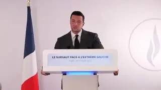 EN DIRECT | Le sursaut face &agrave; l&rsquo;extr&ecirc;me gauche : suivez ma conf&eacute;rence de presse