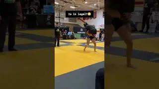 Brutal slam in no-gi match &ndash; single leg to double leg leaves opponent in tears. Y or N #ufc #bjj