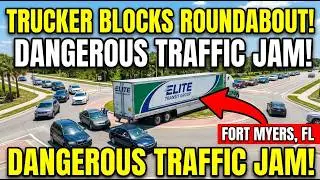 Elite Transit Group Trucker Stops in Roundabout - Fort Myers, Florida