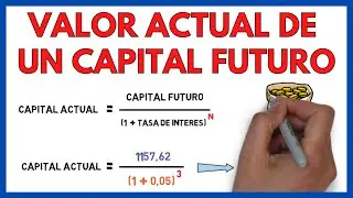 Valor Actual de un capital futuro 🕦 | Econom&iacute;a de la Empresa 2 Bachillerato 102#