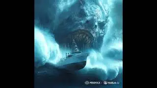 Giant Monster attack on ship.#monster #sea #attack #scary #danger #viral.