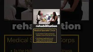 Medical Specialist Corps is dedicated to enhancing soldier health,  #armymedicine #holistichealth