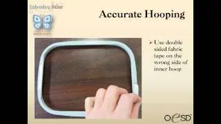 Machine Embroidery Basics: Hooping Tutorial