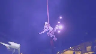 Spectacle slackline, highline et tissu a&eacute;rien |&nbsp;Cr&eacute;ation sur mesure |&nbsp;Slackline Events