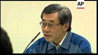 The president of Tokyo Electric Power Co. says he will step down