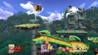 Super Smash Bros. for Wii U - 3 Player Smash: Jungle Hijinx