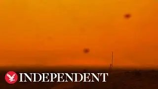 California wildfires cause sky to glow an eerie Martian red