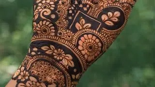 Simple Design For beginners  ✨Bold leave🌿#henna #ytstudioes #mehndi #bridal
