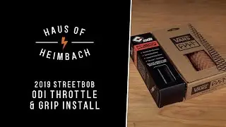 ⚡ Street bob 2019 года &mdash; дроссельная заслонка ODI и ручки Vans / Cult ⚡
