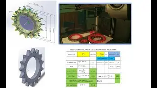 ZİNCİR DİŞLİ ÇİZİMİ 3D YAZICI BASKI KONTROL