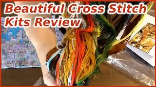 Beautiful Cross Stitch Kits Review/Unboxing From #vipcrossstitch  #flosstube