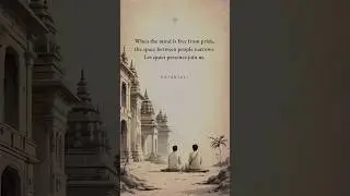 When Pride Falls, Distance Fades | Patanjali #wisdom #philosophy #shorts
