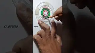 Easy Spirograph Design|Colourful Spirograph Art #shorts #youtubeshorts #trending #viral