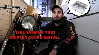 Vintage 1965 Yamaha YDS3 Oil pan/ Shifter cover installation