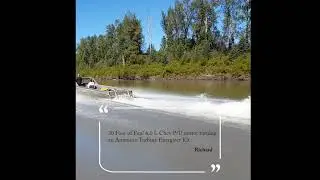 30' Chevy Truck Powered River Jet Boat