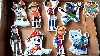 Satisfying ASMR Paw Patrol Marshall Rocky Rubble Everest Tracker and Zuma opening video #compilation
