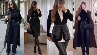 SE PUEDE VESTIR ELEGANTE CON PRENDAS DE CUERO ESTILO ELEGANTE MUJER