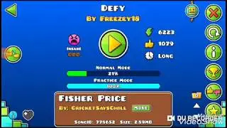 SECRET WAY Defy by freezey18 | Geometry Dash 2.1