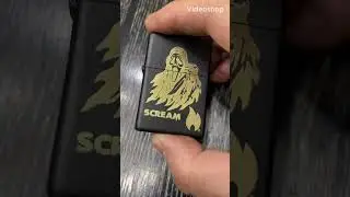 Laser engraved a Zippo for a movie fan.