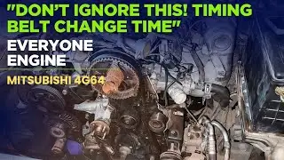 Mitsubishi 4G64 Engine ! Timing Belt damage
