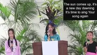 children department leads the praise and worship CCMAC