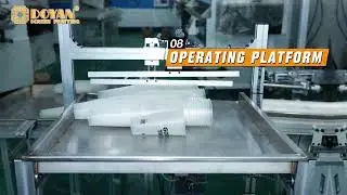 fully automatic vertical rotary screen printing and curing integrated machine