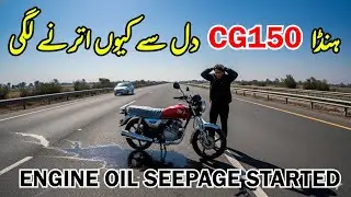 I Found Engine Oil Seepage on My Honda CG 150 😱