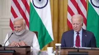 Indian PM Narendra Modi attends India-US (America) Handshake Event