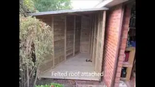 Shed for a small space