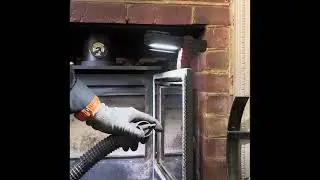 Chesneys 5 series log burner. Door latch maintenance.