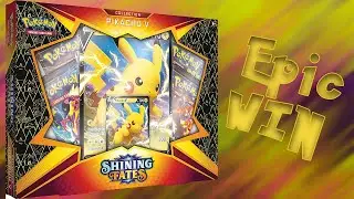 Распаковка Pokemon TCG Shining Fates Collection: Pikachu V
