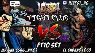 USF4 Fight Club - Mr.SNK (GRG_Niko) VS El Cubano Loco FT10 Set