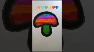 Satisfaction video 😍🌈#shorts #youtubeshorts #art #satisfying #trending