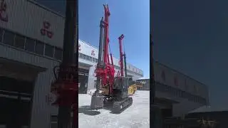 Upgrade and refit rotary drilling rig for Sany 75c excavator. Pile driving depth: 15m. #automobile