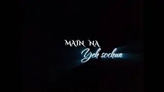 Humsafar-mix💞❤️ In  hindi song md editing in black screen 