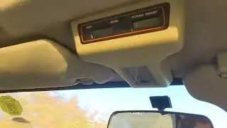 MG Metro Turbo Boost Gauge MK2 Roof Mounted in action