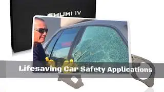 S.R.T. Survival Rescue Tool- Tactical Use - Car Rescue Tool with Seat Belt Cutter and Window Breaker