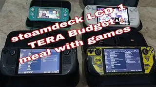 steamdeck 1 tera LCD budget meal with AAA games and switch lite JB by roronoa zoro ph