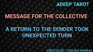 A RETURN TO THE SENDER TOOK UNEXPECTED TURN