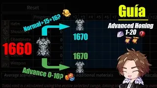 Gu&iacute;a de Advanced Honing 1-20 - Lost Ark